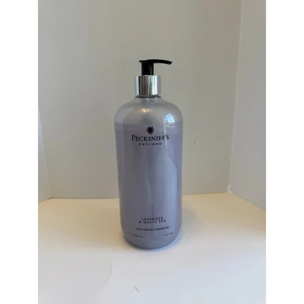 Pecksniffs England Lavender & White Tea Vitamin Moisturizing Shower Gel 33.8